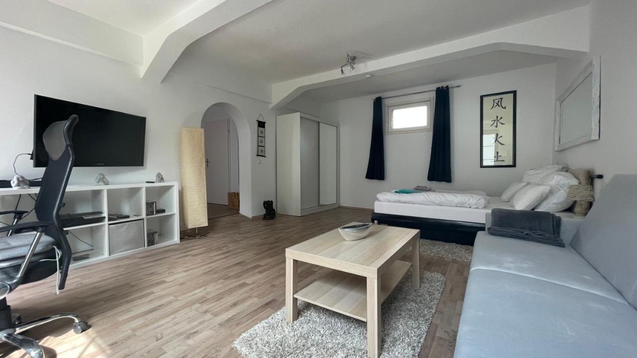 Апартаменты Oase Im Gruenen Hinterhof, Eg, Ruhe, Terrasse, Carport, Free Paytv, Kaffee&Tee, Fahrraeder Дуйсбург Экстерьер фото